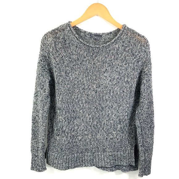 VINCE Heathered Long Sleeve Chunky Knit Sweater F4 - Picture 1 of 4